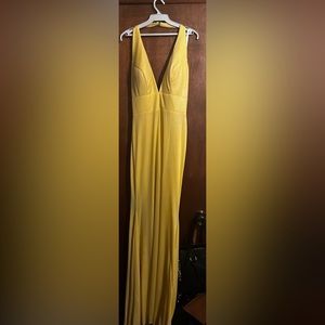 Size 10 Studio 17 yellow prom dress